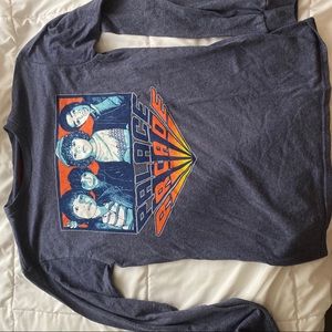 long sleeve stranger things t shirt
